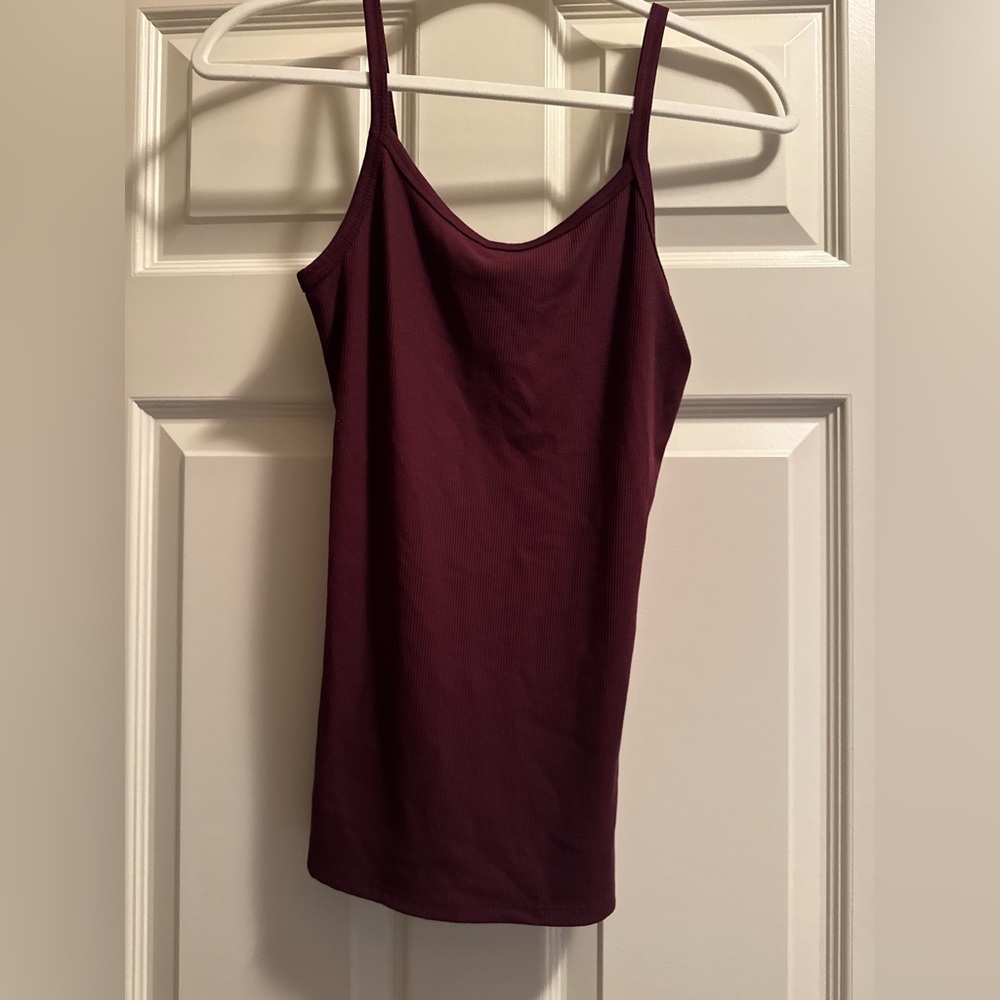 Women's Burgundy Tank Top